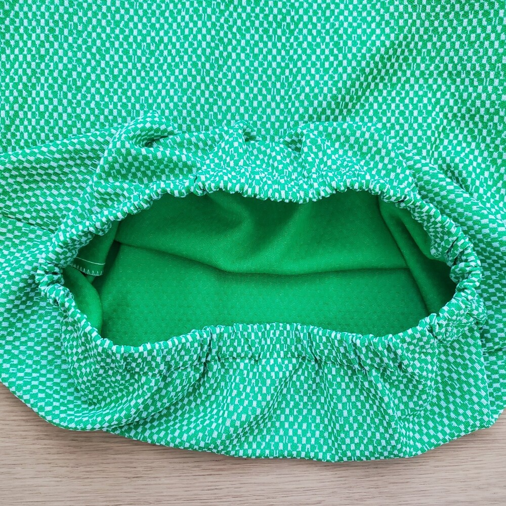 Vintage 70's Green Checkerboard Skirt - Picture 7 of 7